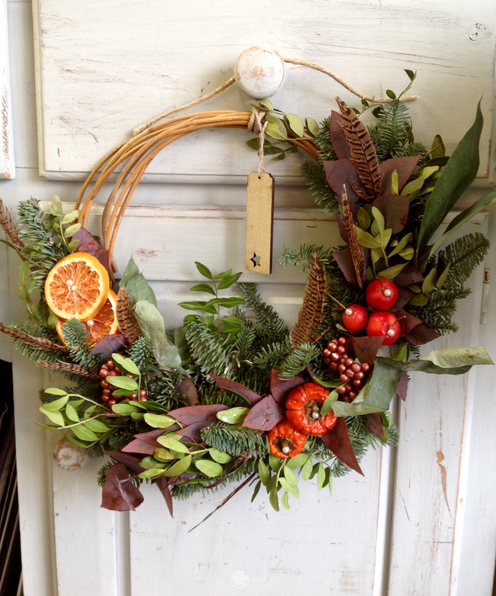 Festive 'Foraged' Wreath